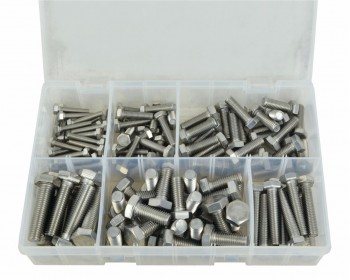 Assorted Stainless Steel Setscrews (120) 